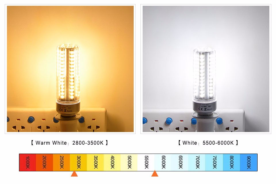 E27 E14 LED light corn Bulb LED lamp spotlight 110V 220V SMD 5736 Aluminum 5W 7W 9W 12W 15W 18W 20W more better than 5730 SMD