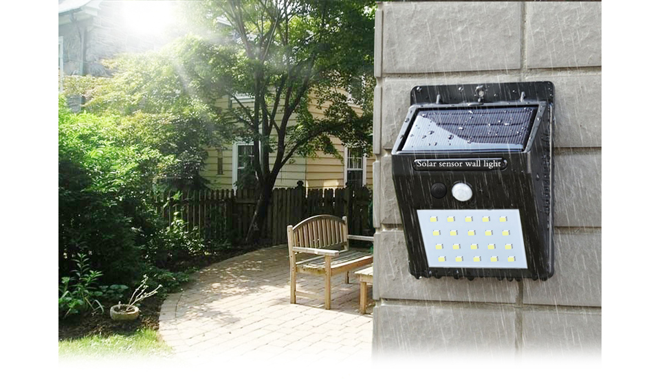 LED Street lights LED Solar Power PIR Motion Sensor light Wall Light Outdoor light Waterproof Energy Saving Yard Path Home Garde