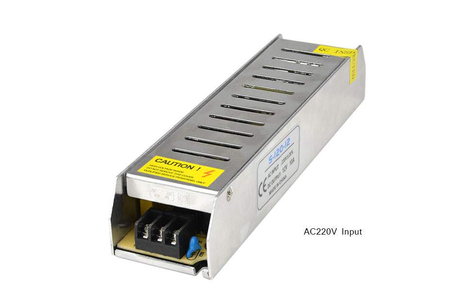 AC 220V to DC 12V 10A 120W lighting Transformer LED Driver switch Power Supply Adapter For 2835 5050 5630 SMD LED Strip Light