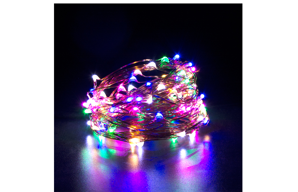 5M 10M USB charger LED string light Copper Wire LED holiday light Outdoor Fairy LED Strip Wedding Christmas home decor lamp
