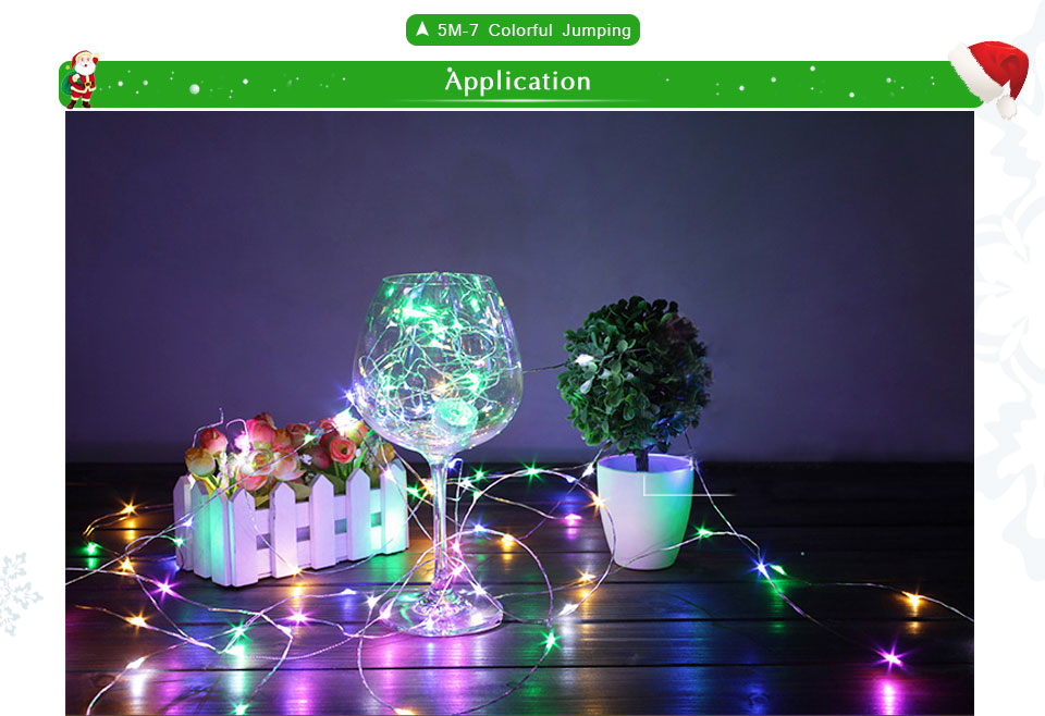 2m 5m RGB Led strip light holiday decoration mariage light string light christmas decorations for home lighting
