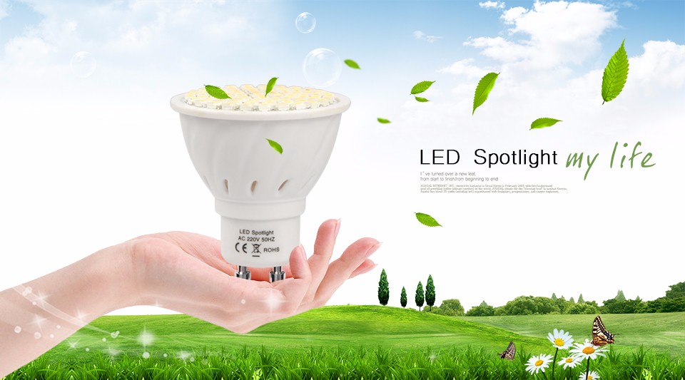 AC220V GU10 2835 5730 SMD Heat resistant Fireproof LED corn Spotlight Bulb 27 60 80 LEDs 6w 7w 8w Light for Home Chandelier Bulb