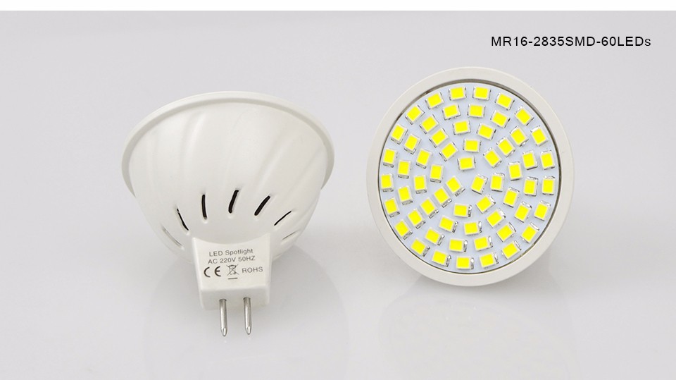 220V SMD 2835 MR16 4W LED lamp Engergy Spotlight Bulb Wall Downlight led corn light For Indoor lighting Replace CFL 5W 7W 10W