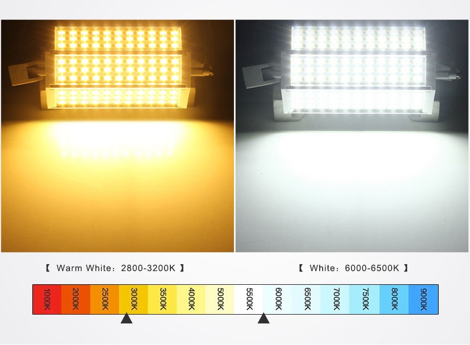 220V 5W 10W 13W 20W 78mm 118mm 135 189mm High lumen SMD 5736 LED R7S Horizontal Plug Light lawn lamp Floodlight Spot Bulb