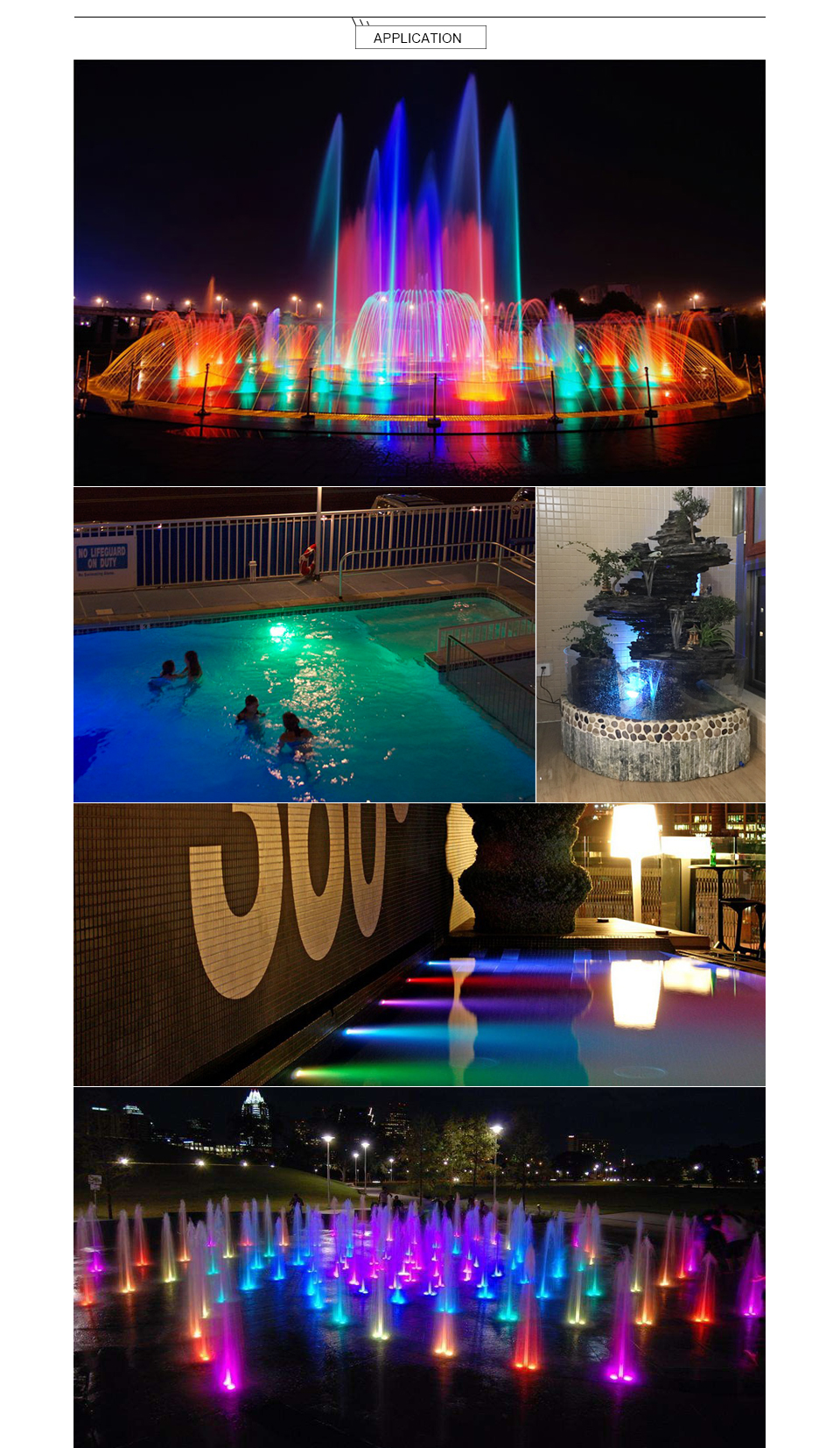 AC DC 12v RGB led underwater light 10w IP67 waterproof aquarium swimming pool spotlight stainless car lighting fish tank lamp