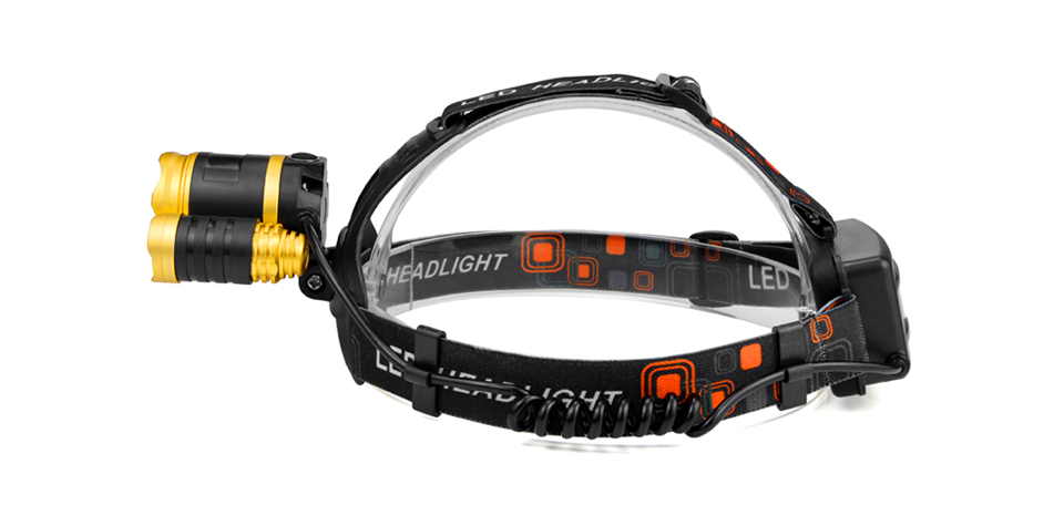 3 LED Headlamp Headlight XML T6 2 Q5 Head lamp light Zoomable LED Flashlight Torch Lantern Camping 18650 Battery EU Charger