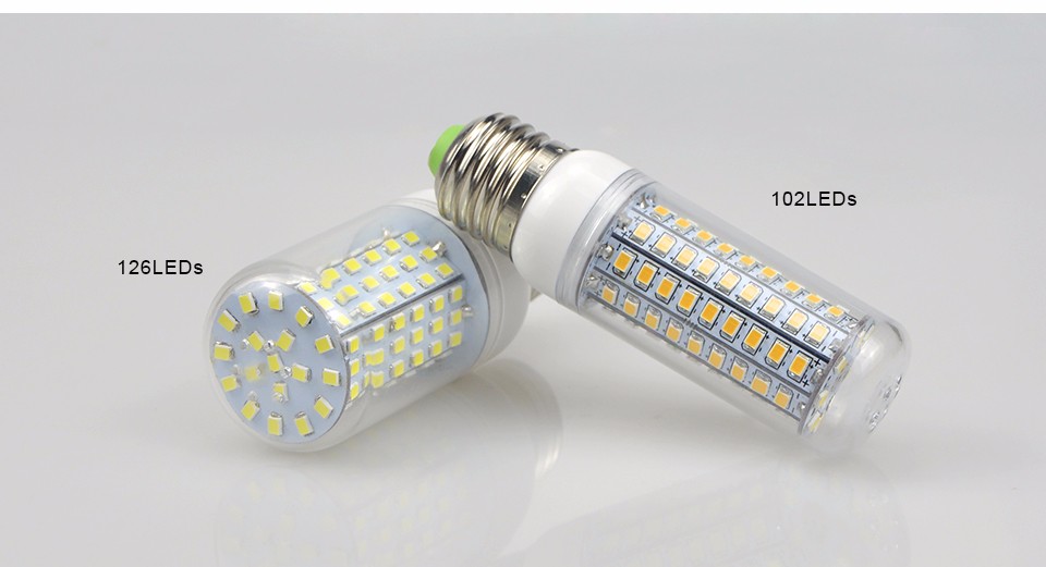 A Long life 2835 SMD LED night light LED corn light bulb 30 36 48 56 69 89 102 LED E27 220V Replace CFL 7W 12W 15W 20W 25W