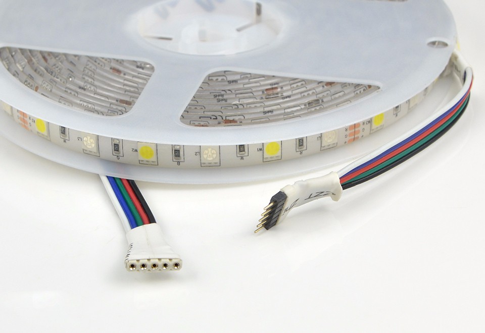 Waterproof IP65 5M RGBW RGBWW 5050 SMD LED strip Light DC12V 300LEDs LED Flexible strip Light RGB White RGB Warm white