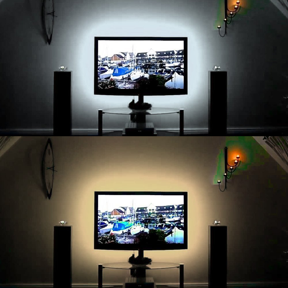 LED TV USB Backlight Kit Computer RGB LED Light Strip TV Background Lights  1M/2M 