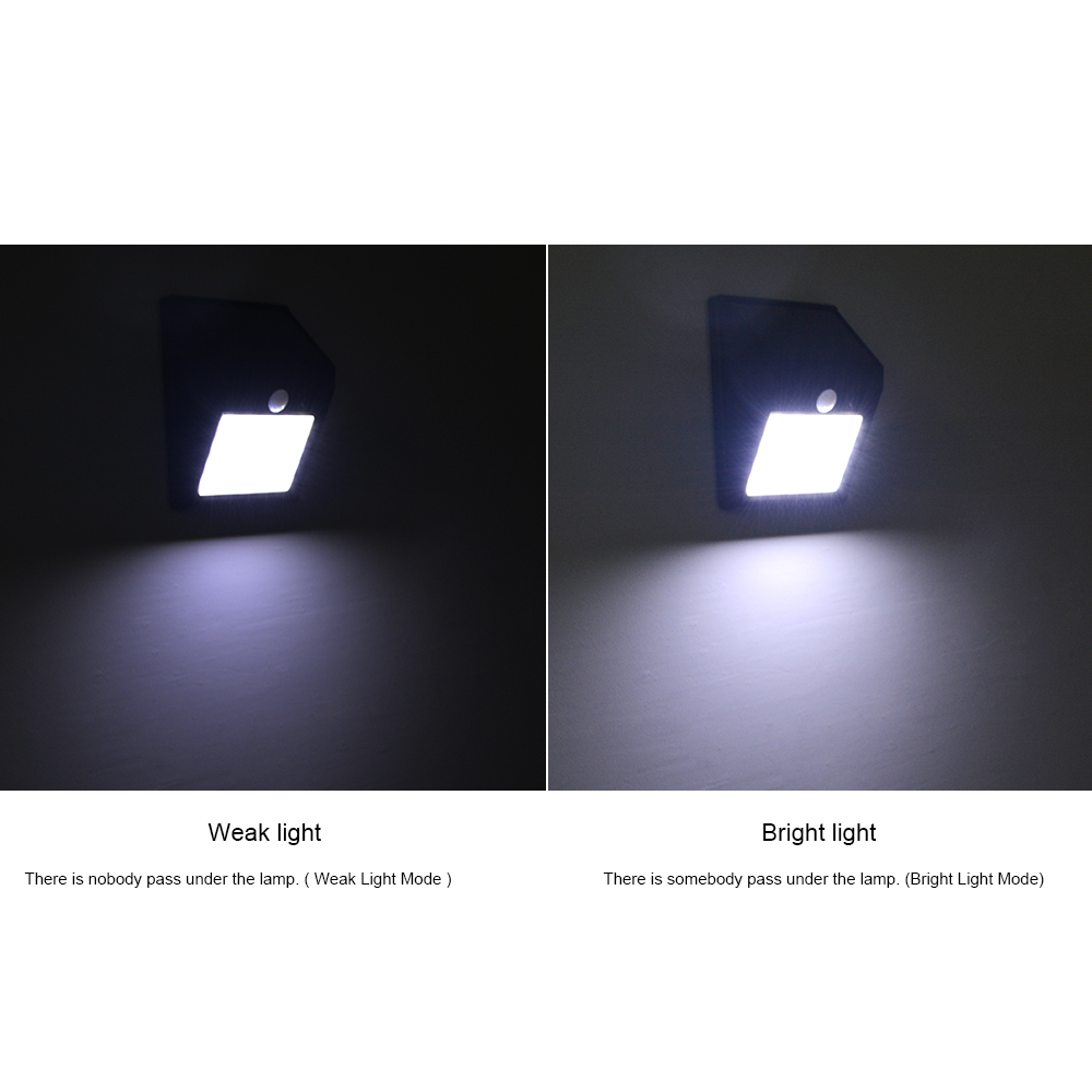 PIR Motion Sensor Lamp LED Solar Light Energy Saving lamp Outdoor ...