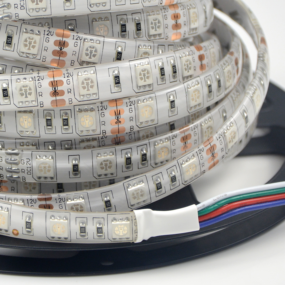 SUPERNIGHT 5M 300LEDs 5050 RGBW LED Strip Light – RGB+Cool White, 5-Pin, Waterproof, Indoor/Outdoor