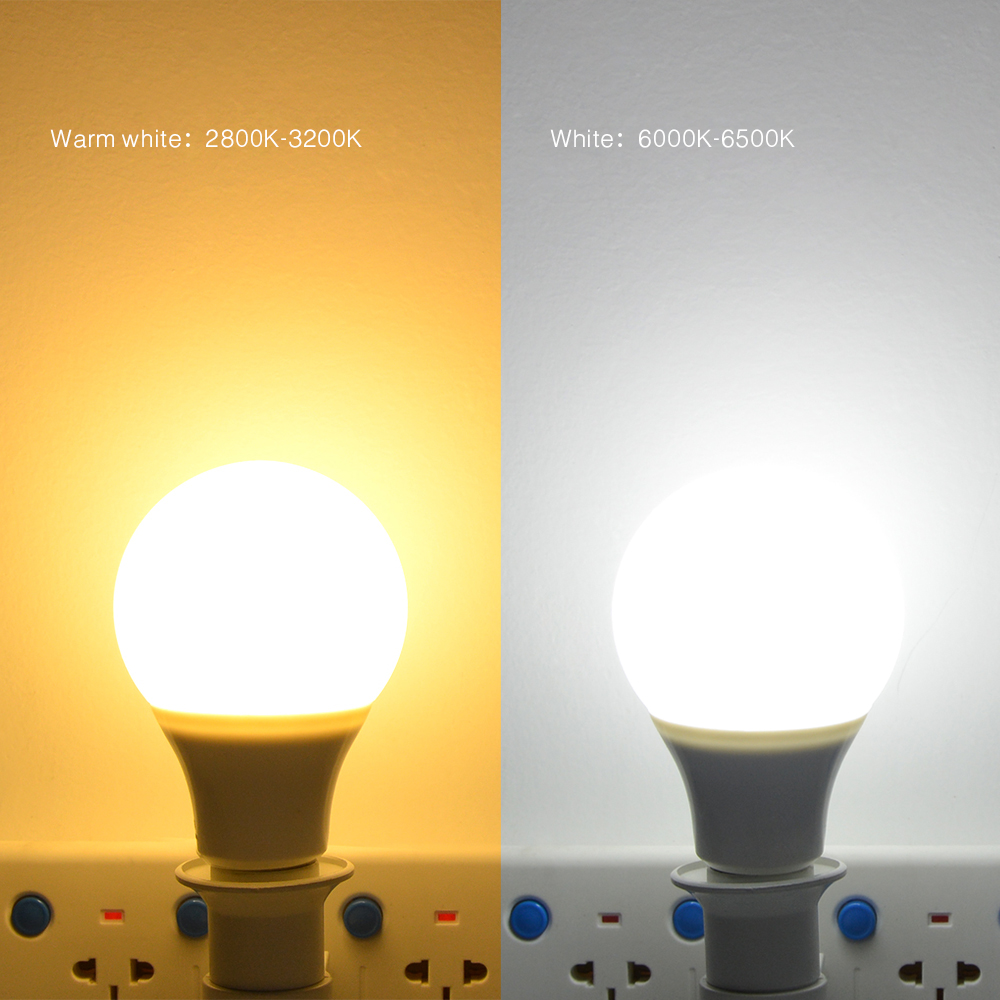 220V E27 3W 5W 7W 9W 12W 15W LED Bulb Lamp Smart IC LED Light Lampada 