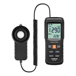 Yw-552 Lux/FC Light Meter Professional LED Illuminance Meter Auto Range Hold Luxmeter with Temperature Testing