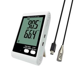 DWL-21E Light/Sound Alarm Humidity and Temperature Data Logger With File Output Function