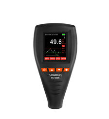 Yowexa EC-555S Digital Automotive Paint Coating Thickness Meter Gauge with F & NF Probes