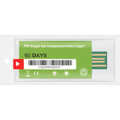 Yowexa YSUP-15P Cold Chain Transportation Temperature Data Logger with Pdf Report