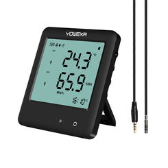 YDP-20E Digital External Probe Temperature and Humidity PDF Professional Data Logger Thermometer Hygrometer for Storage