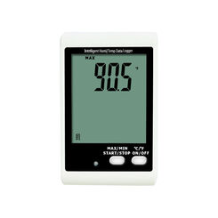 DWL-10 Large LCD Temperature Sensor Thermometer with Sound and Light Alarm Temperature Data Logger for Storage