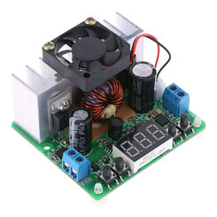 DC-DC Adjustable Power Step-down Charge Module DIY Kit Voltmeter Ammeter P4G1