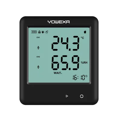 Yowexa YDP-20 Digital LCD Display Hygrometer Humidity Temperature PDF Data Logger