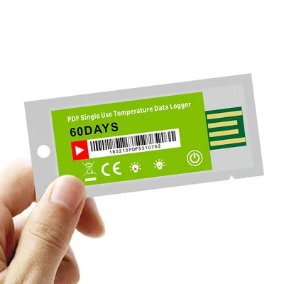 Single Use USB Temperature Data Logger For Cold Chain Shipping