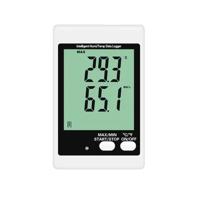 Yowexa DWL-20 Digital Sound Light Alarm Temperature Humidity Data Logger with LCD Display