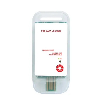 YXUP-10 Single Use Disposable USB Temperature PDF Data Logger