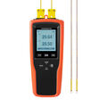 YET-620 2 channels Testing Port Thermocouple Thermometer High Accuracy Temperature Tester