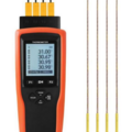 Yowexa YET-640X Four Channels K T J Thermocouple Probe Temperature Data Logger Thermometer