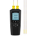 YET-620 Multi-point Calibration K Probe Type Two Channel High Range Digital Thermometer Instrument