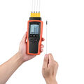 YET-640L Data Record Multi-point Calibration K Probe Type Four Channel Industrial High Accuracy Digital Thermometer Instrument