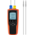 YET-620 With 2 channel Tester with LCD Display -200~1370C Thermocouple Thermometer