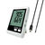 DWL-20E External Probe Large LCD Temperature and Humidity Sensor Thermometer with Sound and Light Alarm Data Logger for Storage