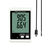 DWL-20E External Probe Large LCD Temperature and Humidity Sensor Thermometer with Sound and Light Alarm Data Logger for Storage