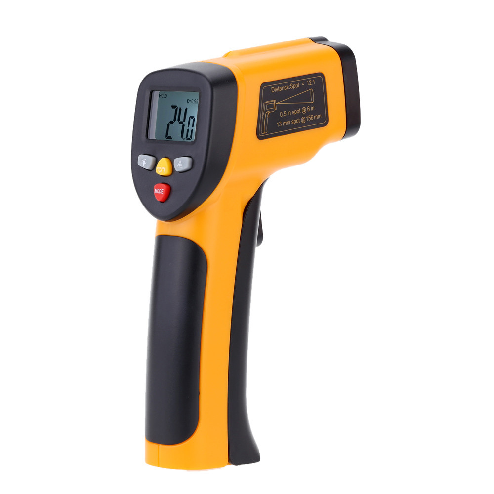 High Precision IR Digital Infrared Thermometer Non contact Temperature Tester Laser Gun Pyrometer Range 55~650C termometro