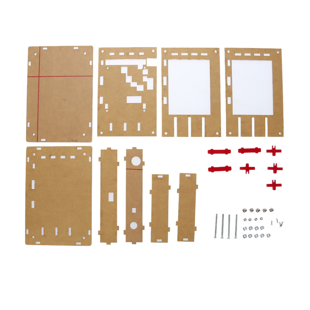 DSO138 2.4 TFT Pocket size Digital Oscilloscope Kit DIY Parts Handheld + Acrylic DIY Case Cover Shell for DSO138
