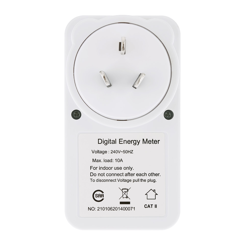 EU US UK Plug Plug in Digital wattmeter LCD Energy Monitor Power Meter Electricity Electric swr meter Usage Monitoring Socket