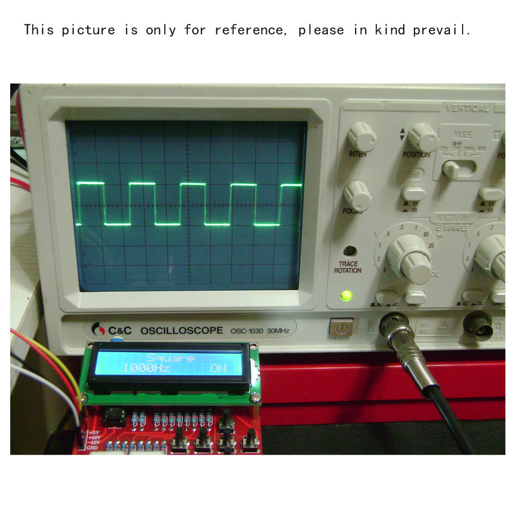 DDS Function Signal Generator DIY Kit Frequency Generator Square Sawtooth Triangle Wave DIY Parts Signal Source Components