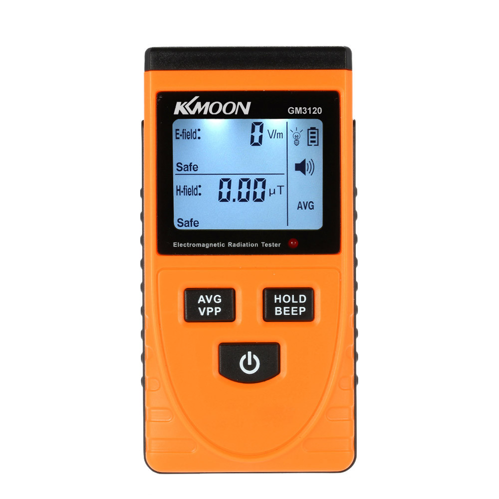 Digital Electromagnetic Radiation Detector Meter Dosimeter Tester Counter for electric field radiation magnetic field emission