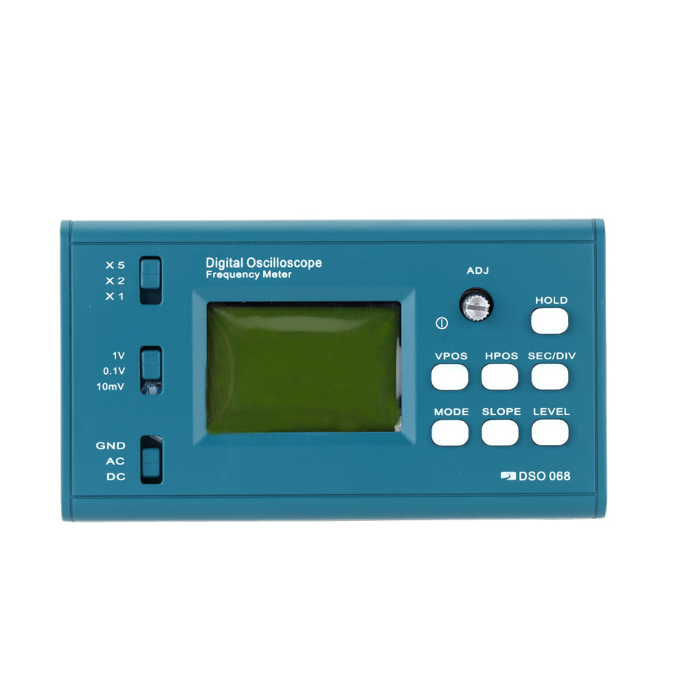 LCD Digital Storage Oscilloscope Frequency Meter DIY Kit with Professional BNC Probe USB Interface DSO 20MSa s 3MHz