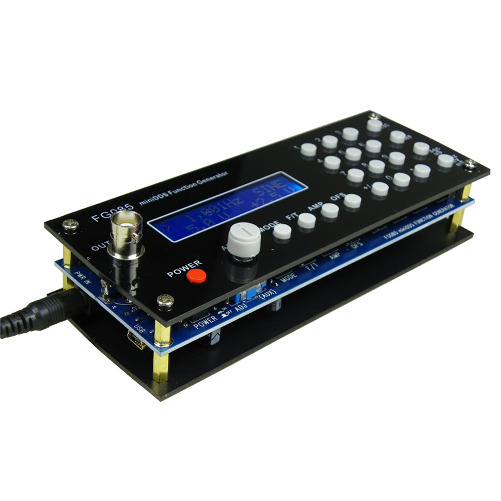 Mini DDS Digital Synthesis Function Signal Generator DIY Kit with Panel Sine Square Sawtooth Triangle Wave generador de funcione