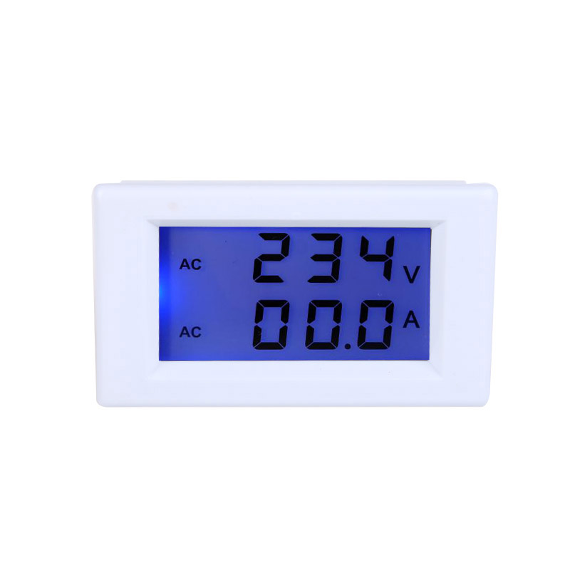 LCD Digital Voltmeter Ammeter Voltage Meter Voltmeter with Current Transformer AC80 300V 0 50.0A Dual Display Tester