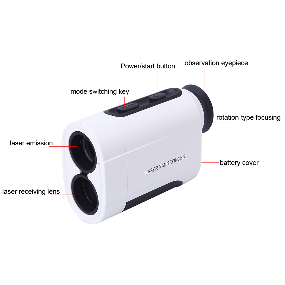 600m 6X binoculars Laser Rangefinder Telescope Laser Distance Meter Monocular Golf Hunting Range Finder diagnostic tool Tester