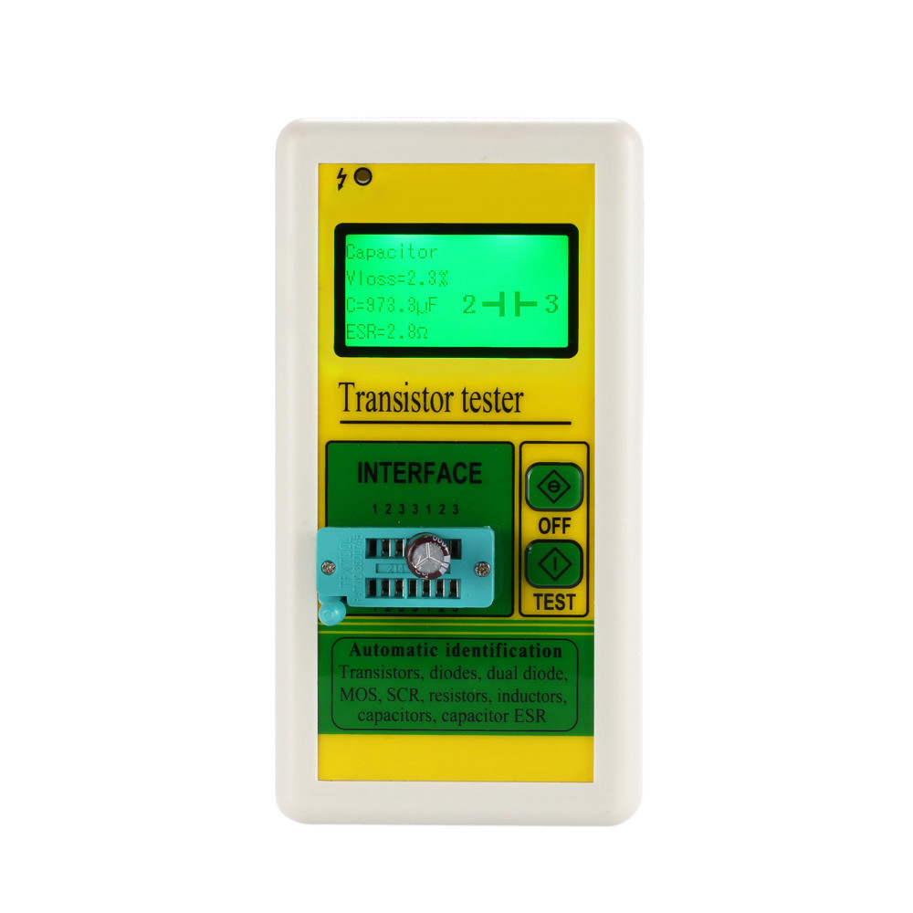 Multi functional Digital LCD Transistor Tester Diode Thyristor Resistor Capacitance Meter ESR LCR Meter Megger Insulation Tester