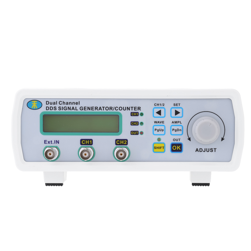 Mini DDS Function Signal Source Generator Digital Signal Generator Dual channel Arbitrary Waveform Frequency Meter200MSa s 25MHz