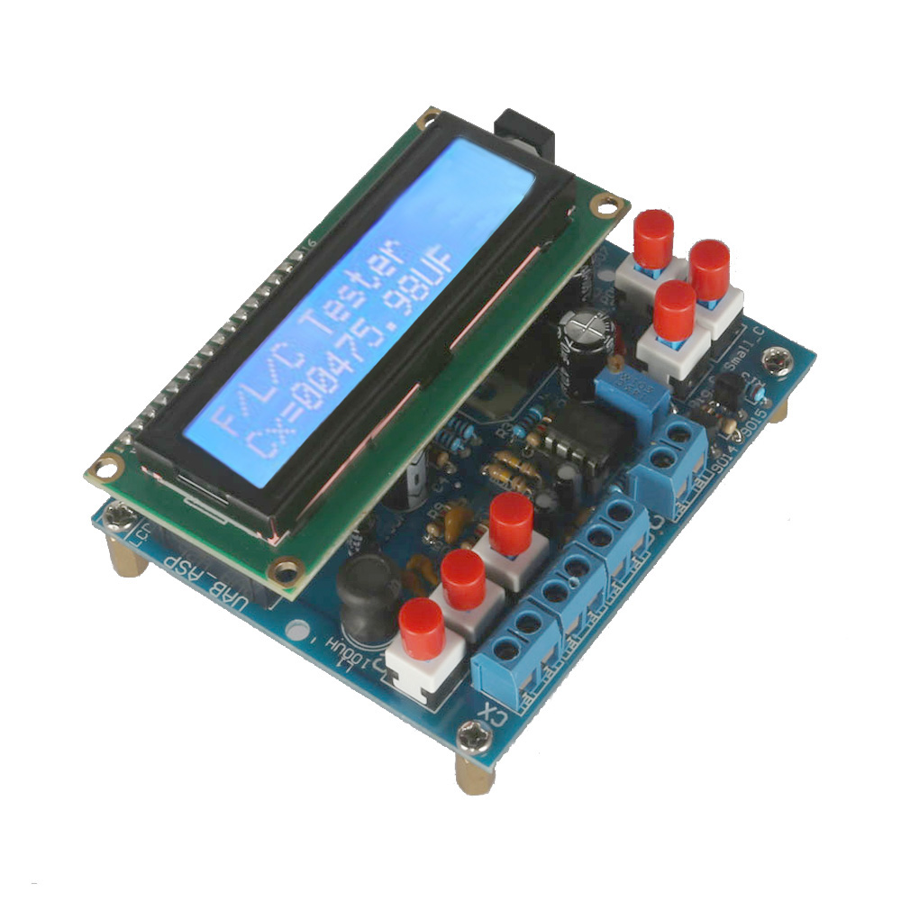 LCD Digital Capacitance Meter DIY Kit frequency counter Secohmmeter Frequency Meter cymometer Inductance Tester frequenzimetro