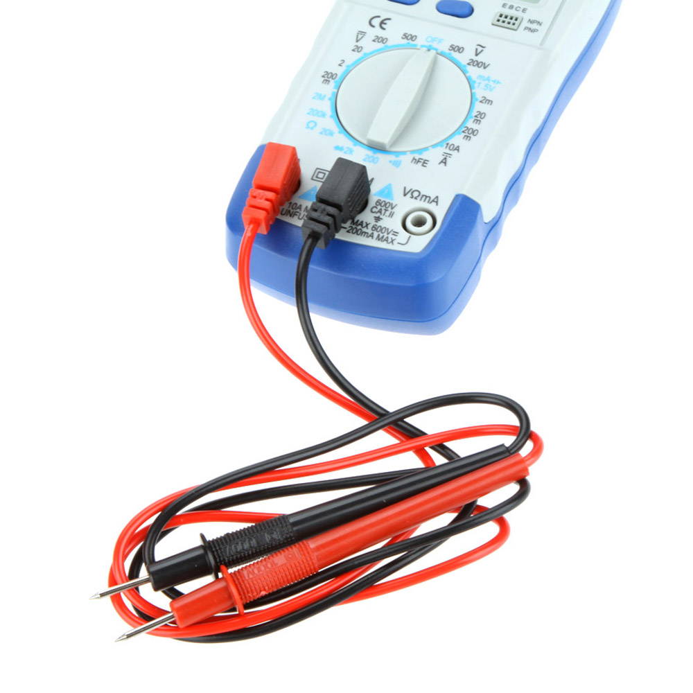 A830L Pocket size DMM Digital Multimeter Ammeter Voltmeter Ohmmeter hFE Tester electrician multimetro diagnostic tool w LCD