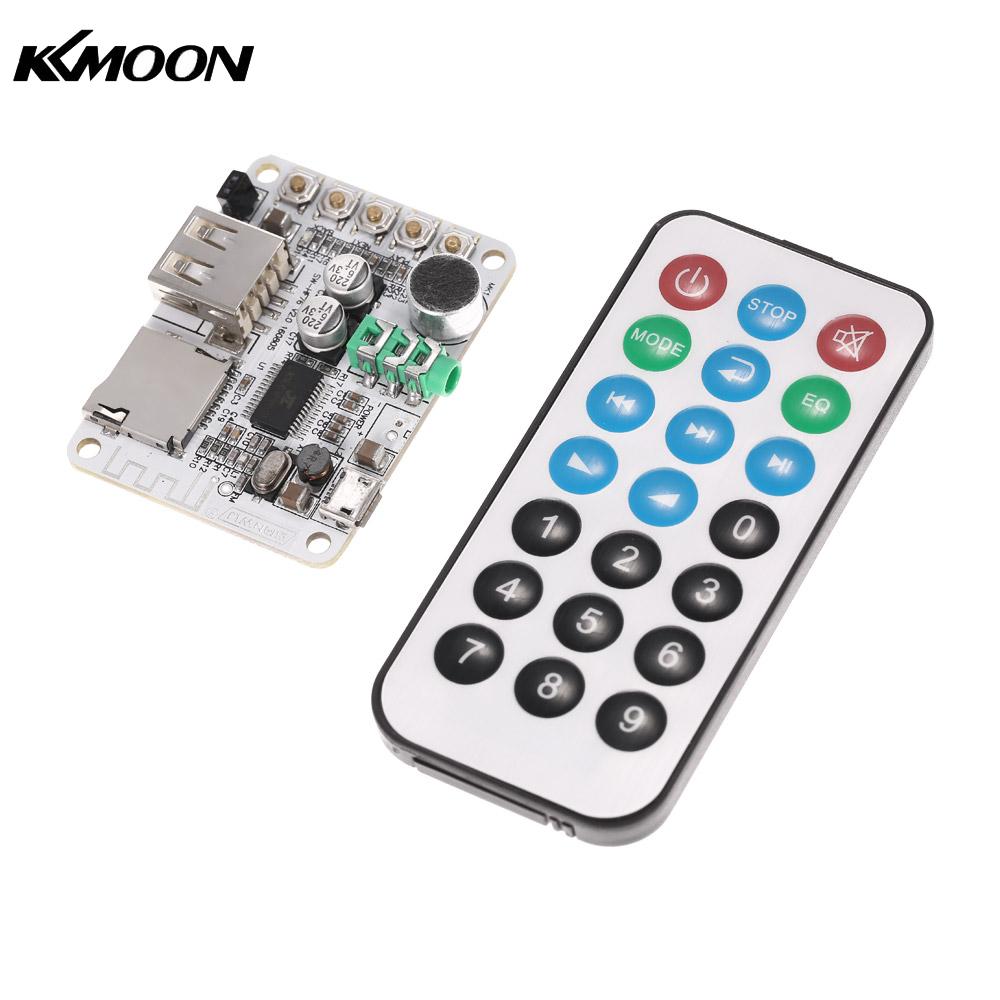 2.1 Audio Receiver Board Amplifier Module FM Radio Function TF Card Slot with Remote Control USB DC 5V Wireless Bluetooth