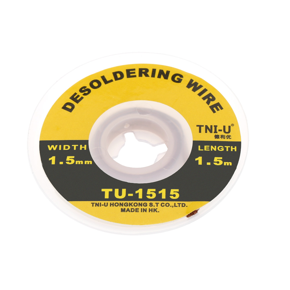 TNI U TU 1515 1.5mm Solder Wick Precision Desoldering Wire Accessories Braid Handy Soldering Wick Professional Welding Wires
