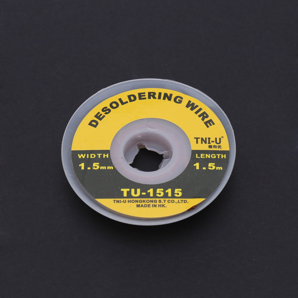 TNI U TU 1515 1.5mm Solder Wick Precision Desoldering Wire Accessories Braid Handy Soldering Wick Professional Welding Wires